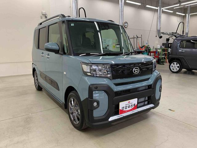 タントファンクロス　２ＷＤ届け出済み未使用車　両側電動スライドドア　バックカメラ　電動パーキングブレーキ　シートヒーター　オートエアコン　ＬＥＤヘッドライト　オートライト　プッシュボタンスタート　スマートアシスト（群馬県）の中古車
