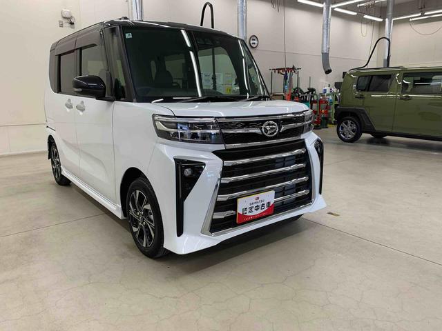 タントカスタムＸリミテッド　２ＷＤ　走行３９３キロ　ナビ　ドラレコ１０インチナビ　ドライブレコーダー　ＥＴＣ　キーフリー　プッシュボタンスタート　ＬＥＤヘッドライト　両側電動スライドドア　スマートアシスト　シートヒーター　オートライト　電動パーキングブレーキ（群馬県）の中古車