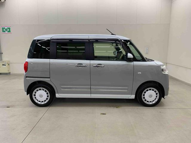 ムーヴキャンバスストライプスＧ　２ＷＤ走行３０３キロ　ディスプレイオーディオ９インチディスプレイオーディオ　電動パーキングブレーキ　オートエアコン　スマートアシスト　ＬＥＤヘッドライト　両側電動スライドドア　バックカメラ　シートヒーター　プッシュボタンスタート（群馬県）の中古車