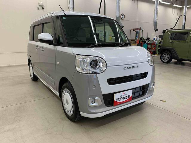 ムーヴキャンバスストライプスＧ　２ＷＤ走行３０３キロ　ディスプレイオーディオ９インチディスプレイオーディオ　電動パーキングブレーキ　オートエアコン　スマートアシスト　ＬＥＤヘッドライト　両側電動スライドドア　バックカメラ　シートヒーター　プッシュボタンスタート（群馬県）の中古車