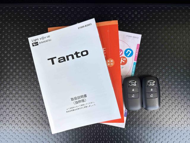 タントＸキーレスエントリーシステム　ＬＥＤヘッドライト　マニュアルエアコン　スマートアシスト　コーナーセンサー　オートライト　電動格納式ドアミラー　　全車１年走行距離無制限まごころ保証付き！（栃木県）の中古車