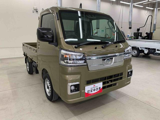 ハイゼットトラックEXT 4WDLEDヘッドライト・オートライト・オートマチックハイビーム・プッシュスタートボタン・アイドリングストップ・マニュアルエアコン・電動格納式ドアミラー・スマートアシスト(群馬県)の中古車