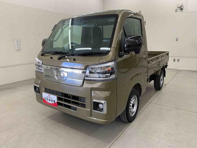 ハイゼットトラックEXT 4WDLEDヘッドライト・オートライト・オートマチックハイビーム・プッシュスタートボタン・アイドリングストップ・マニュアルエアコン・電動格納式ドアミラー・スマートアシスト(群馬県)の中古車