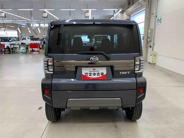 タフトＧターボ　ダーククロムベンチャー　２ＷＤ　走行３９１８キロＬＥＤヘッドライト　オートライト　電動格納式ドアミラー　プッシュボタンスタート　アイドリングストップ　シートヒーター　スマートアシスト　ガラスルーフ　オートエアコン　バックカメラ（群馬県）の中古車