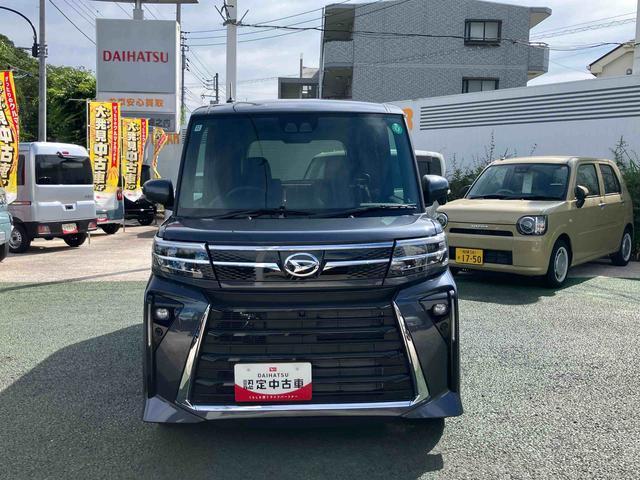 タントカスタムＲＳ　パノラマモニター対応・純正１０インチナビ装備新車保証・まごころ保証１年付・走行距離無制限・ＬＥＤヘッドライト・フロントフォグランプ・両側電動スライドドア・電動パーキングブレーキ・ホールド機能・オートエアコン・シートヒーター・キーフリーキー・（東京都）の中古車