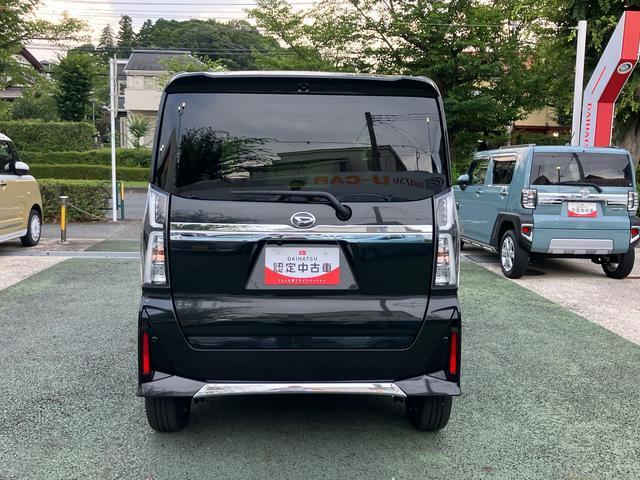 タントカスタムＲＳ　純正７インチプレミアムナビ・ＥＴＣ装備新車保証・まごころ保証１年間・走行距離無制限付・走行距離７９５２ｋｍ・ＬＥＤヘッドライト・フロントフォグランプ・両側電動スライドドア・キーフリーキー・電動パーキング・ホールド機能・オートエアコン（東京都）の中古車