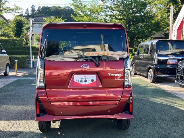 タントカスタムＸ保証　新車保証・まごころ保証　１年間・走行距離無制限付き（東京都）の中古車