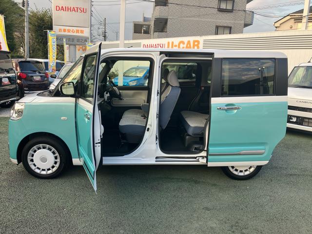 ムーヴキャンバスストライプスＧターボ保証　新車保証・まごころ保証　１年間・走行距離無制限付き（東京都）の中古車