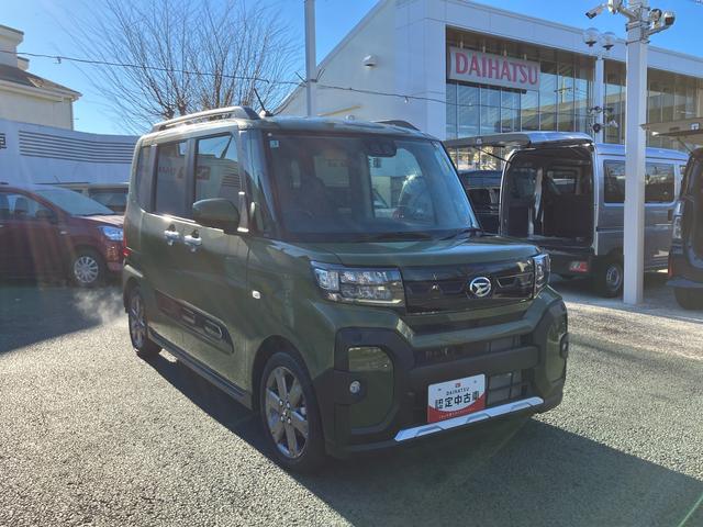 タントファンクロスターボ　パノラマモニター対応車両まごころ保証１年間・走行距離無制限・走行距離１９８２ｋｍ・ＬＥＤヘッドライト・フロントフォグランプ・両側電動スライドドア・キーフリーキー・電動パーキング・ホールド機能スイッチ（東京都）の中古車