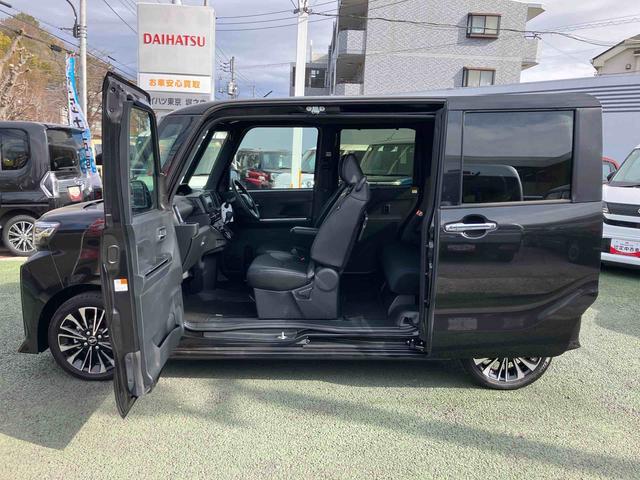 タントカスタムＲＳ　パノラマモニター対応まごころ保証１年間・走行距離無制限付・ＬＥＤヘッドライト・フロントフォグランプ・両側電動スライドドア・電動パーキング・ホールド機能・キーフリーキー（東京都）の中古車