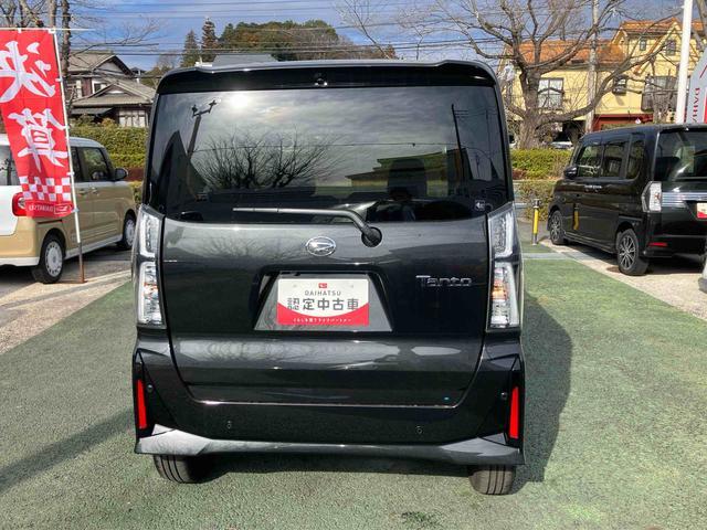 タントカスタムＲＳ　パノラマモニター対応まごころ保証１年間・走行距離無制限付・ＬＥＤヘッドライト・フロントフォグランプ・両側電動スライドドア・電動パーキング・ホールド機能・キーフリーキー（東京都）の中古車