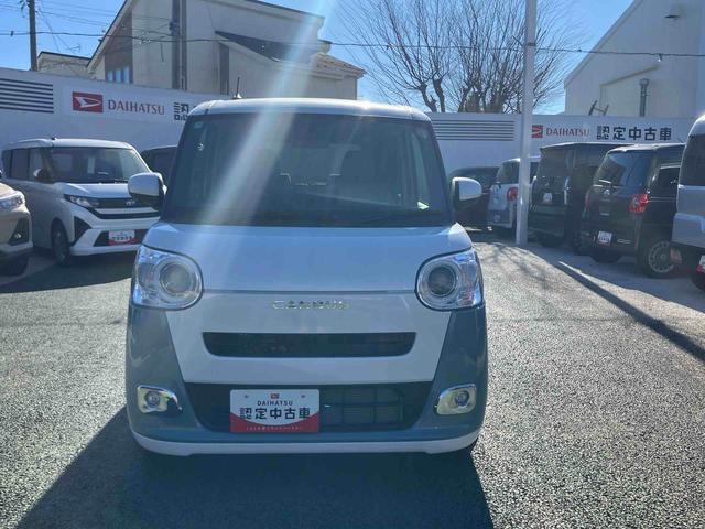 ムーヴキャンバスストライプスＧターボ　パノラマモニター対応まごころ保証　１年間・走行距離無制限付・パノラマモニターカメラ・ＬＥＤヘッドライト・フロントフォグランプ・両側電動スライドドア・電動パーキング・ホールド機能（東京都）の中古車