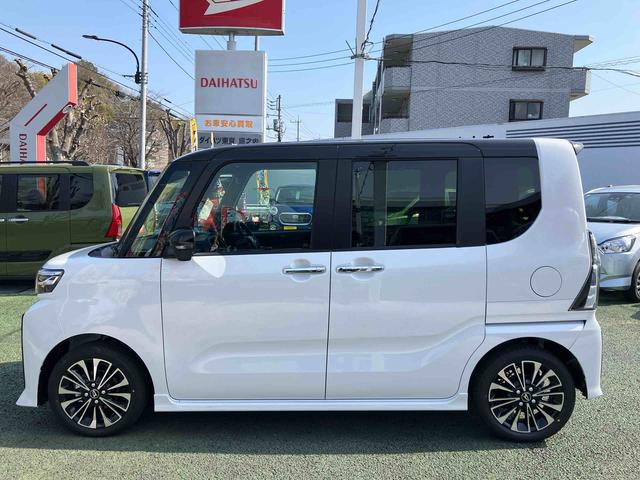 タントカスタムＲＳリミテッド　届け出済み未使用車保証　新車保証・まごころ保証　１年間・走行距離無制限付き（東京都）の中古車