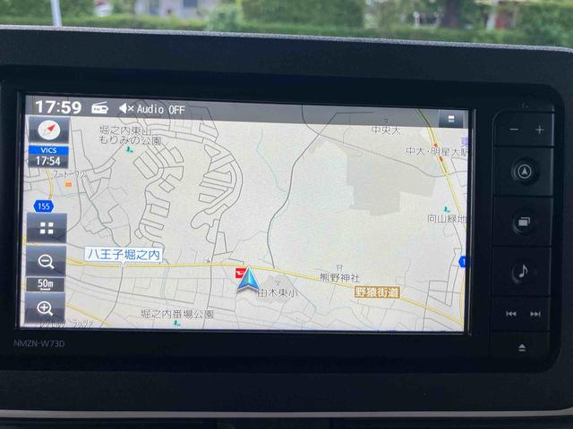 ムーヴキャンバスストライプスＧターボ　７インチ純正ナビゲーション搭載！！保証　新車保証・まごころ保証　１年間・走行距離無制限付き（東京都）の中古車