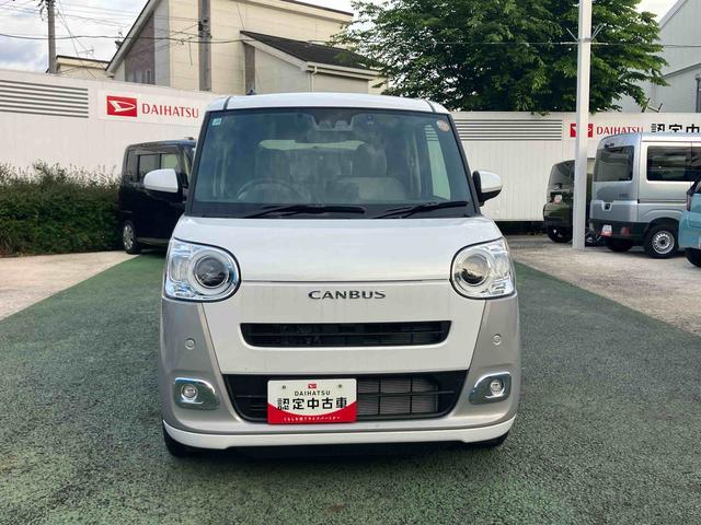 ムーヴキャンバスストライプスＧターボ　７インチ純正ナビゲーション搭載！！保証　新車保証・まごころ保証　１年間・走行距離無制限付き（東京都）の中古車