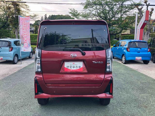 タントカスタムＲＳ７インチナビ・バックカメラ・ドラレコ・ＥＴＣ装備保証　新車保証・まごころ保証　１年間・走行距離無制限付き（東京都）の中古車
