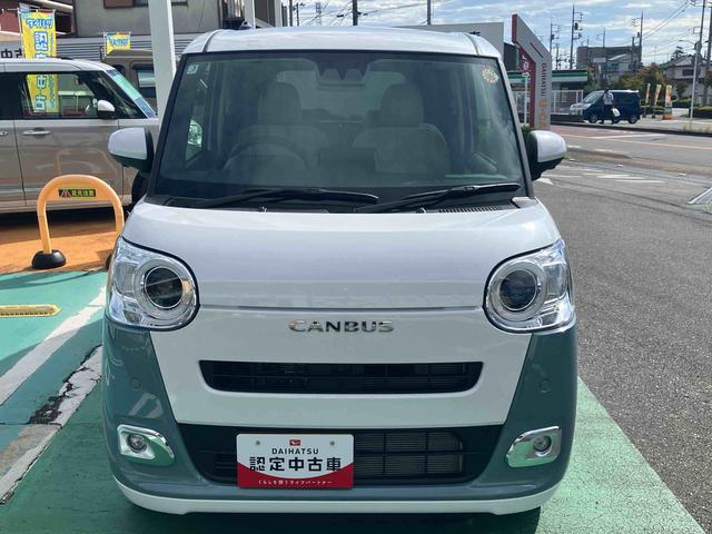 ムーヴキャンバスストライプスＧターボ保証　新車保証・まごころ保証　１年間・走行距離無制限付き（東京都）の中古車