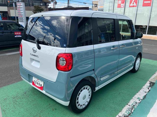 ムーヴキャンバスストライプスＧターボ保証　新車保証・まごころ保証　１年間・走行距離無制限付き（東京都）の中古車
