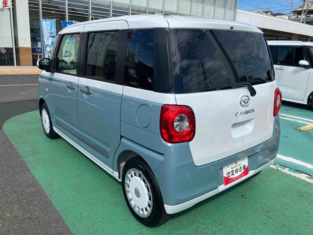 ムーヴキャンバスストライプスＧターボ保証　新車保証・まごころ保証　１年間・走行距離無制限付き（東京都）の中古車