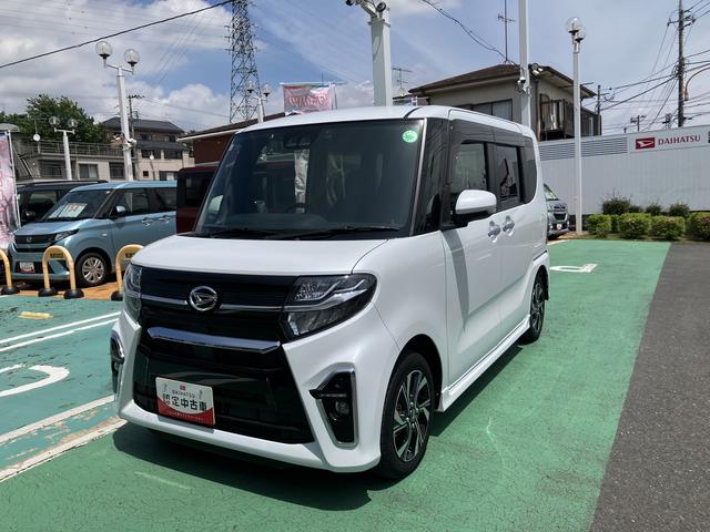 タントカスタムＸ保証　新車保証・まごころ保証　１年間・走行距離無制限付き（東京都）の中古車