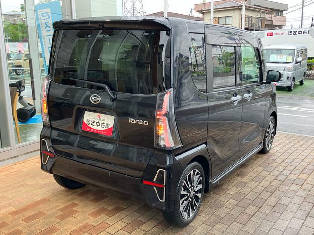 タントカスタムＲＳ保証　新車保証・まごころ保証　１年間・走行距離無制限付き（東京都）の中古車