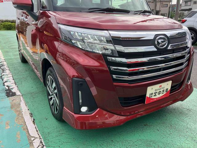 トールカスタムＧ　９インチディスプレイオーディオ　パノラマモニター保証　新車保証・まごころ保証　１年間・走行距離無制限付き・９インチディスプレイオーディオ装備・ＬＥＤヘッドライト装備・パノラマカメラ装備（東京都）の中古車