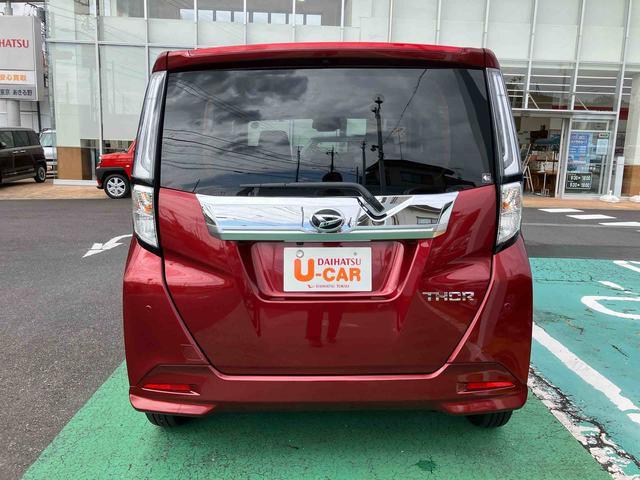 トールカスタムＧ　９インチディスプレイオーディオ　パノラマモニター保証　新車保証・まごころ保証　１年間・走行距離無制限付き・９インチディスプレイオーディオ装備・ＬＥＤヘッドライト装備・パノラマカメラ装備（東京都）の中古車