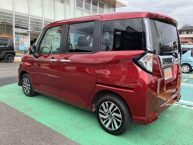 トールカスタムＧ　９インチディスプレイオーディオ　パノラマモニター保証　新車保証・まごころ保証　１年間・走行距離無制限付き・９インチディスプレイオーディオ装備・ＬＥＤヘッドライト装備・パノラマカメラ装備（東京都）の中古車