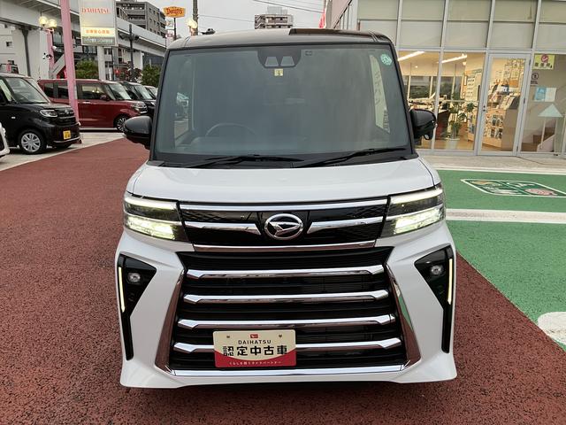 タントカスタムＲＳ　雹害車　ＡＣＣ　電動パーキングブレーキ　ＥＴＣ保証１年間・距離無制限付き　ＬＥＤヘッドライト　ＬＥＤフォグランプ　オートライト　ＡＤＢ　両側電動スライドドア　前後コーナーセンサー　電動格納ミラー　パノラマモニター対応　オートブレーキホールド（東京都）の中古車