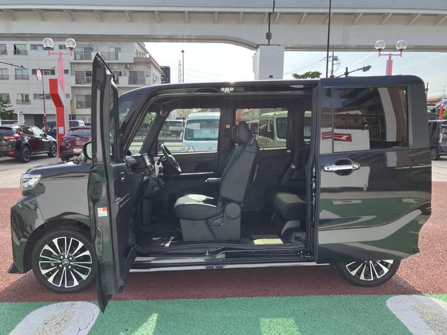 タントカスタムＲＳ　７インチナビ　バックカメラ　ＥＴＣ　キーフリー保証１年間・距離無制限付き　両側電動スライドドア　フルセグ　電動パーキングブレーキ　オートブレーキホールド機能　ＡＤＢ　シートヒーター　ナビ連動前後方ドラレコ　アイドリングストップ　運転席シートリフト（東京都）の中古車