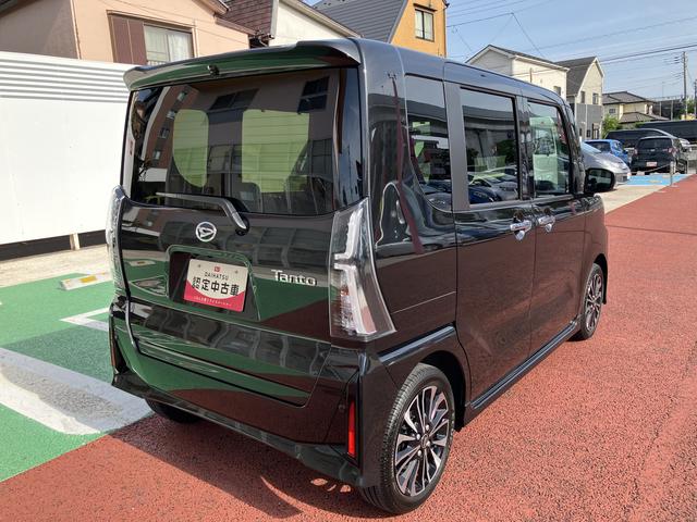 タントカスタムＲＳ　７インチナビ　バックカメラ　ＥＴＣ　キーフリー保証１年間・距離無制限付き　両側電動スライドドア　フルセグ　電動パーキングブレーキ　オートブレーキホールド機能　ＡＤＢ　シートヒーター　ナビ連動前後方ドラレコ　アイドリングストップ　運転席シートリフト（東京都）の中古車
