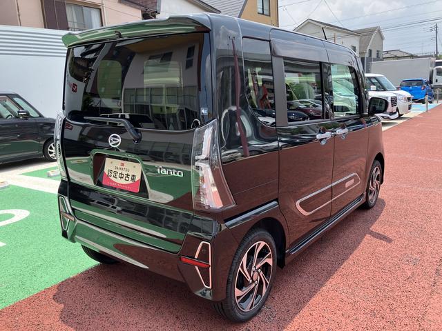 タントカスタムＲＳスタイルセレクション　４ＷＤ　９インチナビ保証１年間・距離無制限付き　ＵＳＢ入力端子　ＨＤＭＩ接続　シートヒーター　両側電動スライドドア　後席モニター　オートエアコン　オートライト　ＬＥＤヘッドライト　ＡＤＢ　キーフリー　アイドリングストップ（東京都）の中古車
