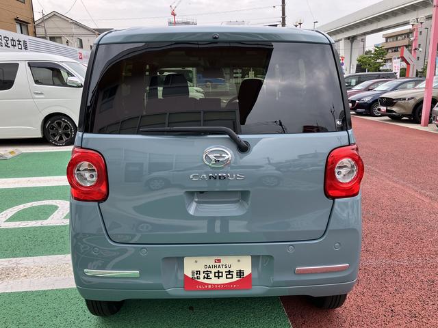 ムーヴキャンバスセオリーＧ　パノラマモニター対応　両側電動スライドドア保証１年間・距離無制限付き　電動パーキングブレーキ　オートブレーキホールド機能　オートエアコン　電動格納ミラー　ホッとカップホルダー　置き楽ボックス　パワーウィンドウ　ＣＤ　ＦＭ／ＡＭラジオ（東京都）の中古車