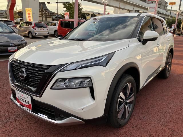 エクストレイルＧ　ｅ−４ＯＲＣＥ　ナビ　アラウンドビューモニター　ＥＴＣ保証１年間・距離無制限付き　ＦＭ／ＡＭラジオ　オートエアコン　シートヒーター　リヤエアコン　電動パーキングブレーキ　ＡＣＣ　インテリジェントルームミラー　電動バックドア　オートブレーキホールド機能（東京都）の中古車