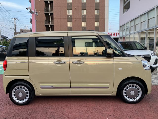 ムーヴキャンバスセオリーGターボ ACC パノラマモニター対応 CDステレオ保証1年間・距離無制限付き シートヒーター ホッとカップホルダー 置き楽ボックス パワーウィンドウ 前後コーナーセンサー アイドリングストップ車 電動パーキングブレーキ オートブレーキホールド機能(東京都)の中古車