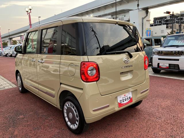 ムーヴキャンバスセオリーGターボ ACC パノラマモニター対応 CDステレオ保証1年間・距離無制限付き シートヒーター ホッとカップホルダー 置き楽ボックス パワーウィンドウ 前後コーナーセンサー アイドリングストップ車 電動パーキングブレーキ オートブレーキホールド機能(東京都)の中古車