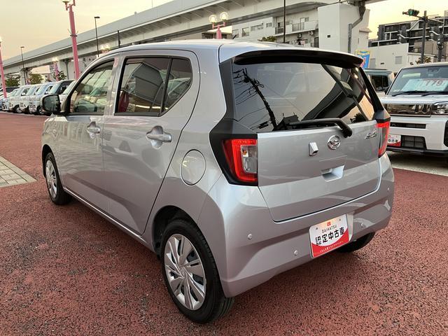 ミライースＸ　ＳＡIII　ＣＤステレオ　バックカメラ対応保証１年間・距離無制限付き　ＦＭ／ＡＭラジオ　ＡＵＸ接続　デジタルスピードメーター　電動格納ミラー　パワーウィンドウ　前後コーナーセンサー　横滑り防止装置（東京都）の中古車