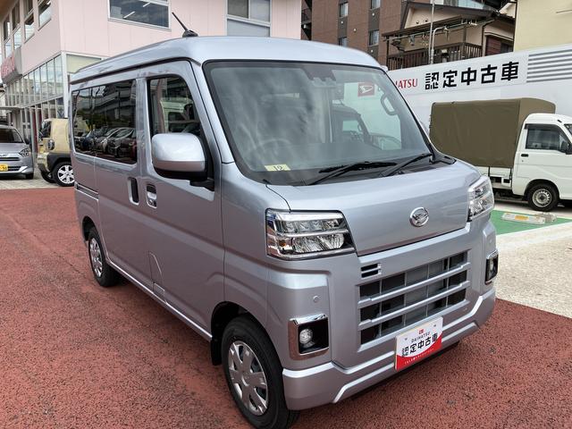 ハイゼットカーゴクルーズターボ　届出済み未使用車　デジタルインナーミラー保証１年間・距離無制限付き　前後コーナーセンサー　オーディオレス仕様　両側スライドドア　スライドドアイージークローザー　マニュアルエアコン　キーフリー　パワーウィンドウ（東京都）の中古車