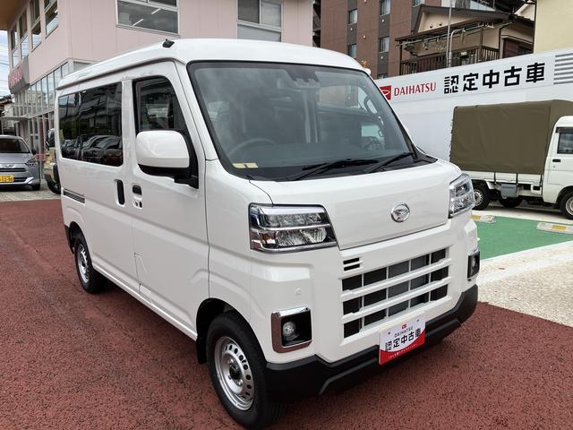 ハイゼットカーゴＤＸ　届出済み未使用車　ＬＥＤヘッドライト　キーフリー保証１年間・距離無制限付き　スライドドアイージークローザー　パワーウィンドウ　マニュアルエアコン　オーディオレス仕様　前後コーナーセンサー　最大積載量３５０Ｋｇ（東京都）の中古車