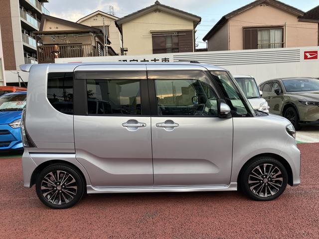 タントカスタムＲＳセレクション　９インチナビ　パノラマモニター保証１年間・距離無制限付き　ドラレコ　Ｂｌｕｅｔｏｏｔｈオーディオ　フルセグ　ＡＣＣ　ＤＶＤ再生　ＣＤ再生　両側電動スライドドア　オートエアコン　ＬＥＤヘッドライト　オートライト　シートヒーター（東京都）の中古車