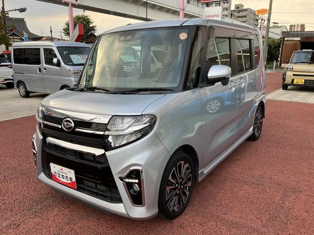 タントカスタムＲＳセレクション　９インチナビ　パノラマモニター保証１年間・距離無制限付き　ドラレコ　Ｂｌｕｅｔｏｏｔｈオーディオ　フルセグ　ＡＣＣ　ＤＶＤ再生　ＣＤ再生　両側電動スライドドア　オートエアコン　ＬＥＤヘッドライト　オートライト　シートヒーター（東京都）の中古車