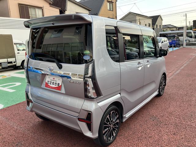 タントカスタムＲＳセレクション　９インチナビ　パノラマモニター保証１年間・距離無制限付き　ドラレコ　Ｂｌｕｅｔｏｏｔｈオーディオ　フルセグ　ＡＣＣ　ＤＶＤ再生　ＣＤ再生　両側電動スライドドア　オートエアコン　ＬＥＤヘッドライト　オートライト　シートヒーター（東京都）の中古車