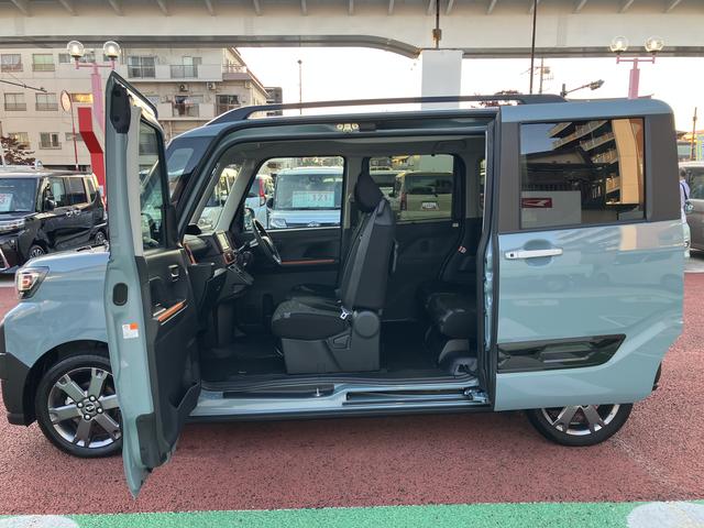 タントファンクロスターボ  純正7インチナビ バックカメラ ETC保証1年間・距離無制限付き オートエアコン 前後コーナーセンサー 両側電動スライドドア 電動パーキングブレーキ オートブレーキホールド機能 電動格納ミラー シートヒーター USB入力端子(東京都)の中古車