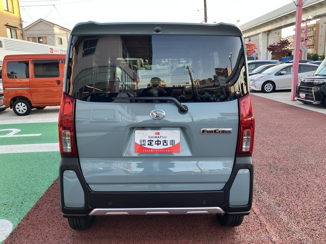 タントファンクロスターボ  純正7インチナビ バックカメラ ETC保証1年間・距離無制限付き オートエアコン 前後コーナーセンサー 両側電動スライドドア 電動パーキングブレーキ オートブレーキホールド機能 電動格納ミラー シートヒーター USB入力端子(東京都)の中古車