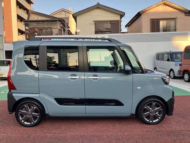 タントファンクロスターボ  純正7インチナビ バックカメラ ETC保証1年間・距離無制限付き オートエアコン 前後コーナーセンサー 両側電動スライドドア 電動パーキングブレーキ オートブレーキホールド機能 電動格納ミラー シートヒーター USB入力端子(東京都)の中古車