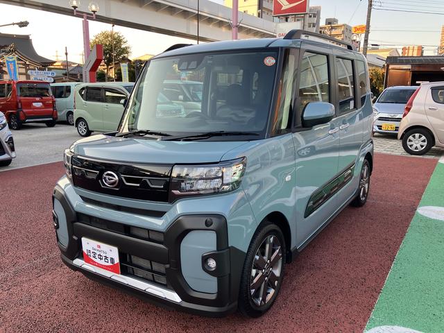 タントファンクロスターボ  純正7インチナビ バックカメラ ETC保証1年間・距離無制限付き オートエアコン 前後コーナーセンサー 両側電動スライドドア 電動パーキングブレーキ オートブレーキホールド機能 電動格納ミラー シートヒーター USB入力端子(東京都)の中古車