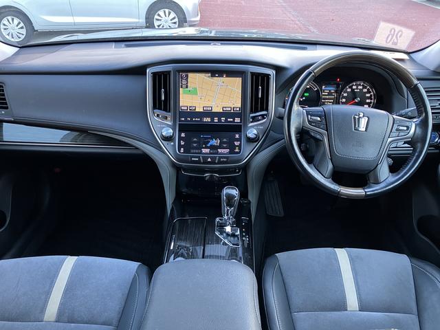 クラウンハイブリッドアスリートS J−フロンティア ナビ バックカメラ ETC保証1年間・距離無制限付き 前後ドラレコ 前席電動シート ACC USB入力端子 AUX端子 オートエアコン ステアリングヒーター 電動格納ミラー パワーウィンドウ スマートキー(東京都)の中古車