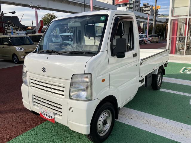 キャリイトラックKCエアコン・パワステ FM/AMラジオ ETC 5速MT車保証1年間・距離無制限付き マニュアルエアコン パワステ 運転席エアバック 助手席エアバック 灰皿(東京都)の中古車