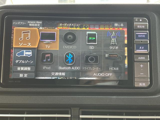 アトレーＲＳ　７インチ純正ナビ　ＥＴＣ　Ｂｌｕｅｔｏｏｔｈオーディオ保証１年間・距離無制限付き　電動格納ミラー　両側電動スライドドア　パワーウィンドウ　オーバーヘッドシェルフ　キーフリー　ＬＥＤフォグランプ　ステアリングスイッチ　最大積載量３５０Ｋｇ（東京都）の中古車