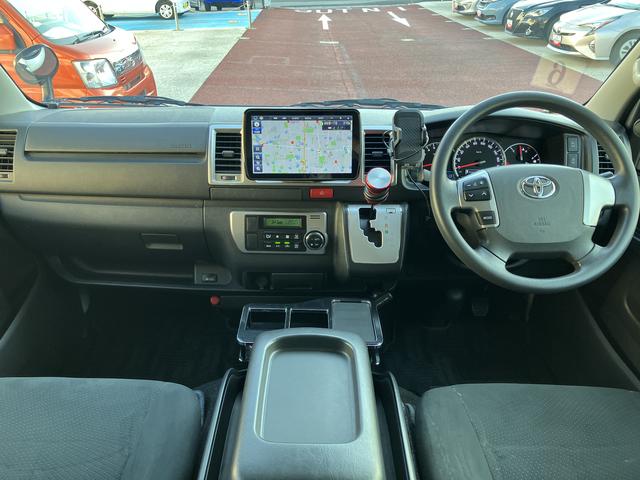 レジアスエースバンロングスーパーGL 9インチナビ バックカメラ ETC保証1年間・距離無制限付き Bluetoothオーディオ DVD再生 CD再生 フルセグ デジタルインナーミラー型前後方録画ドラレコ オートエアコン 両側電動スライドドア LEDヘッドライト(東京都)の中古車